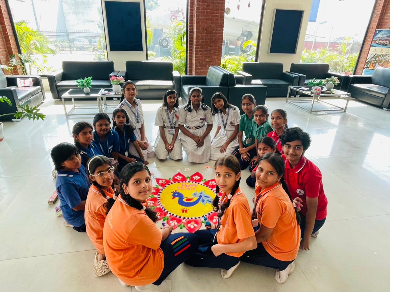 Diwali Rangoli by Students